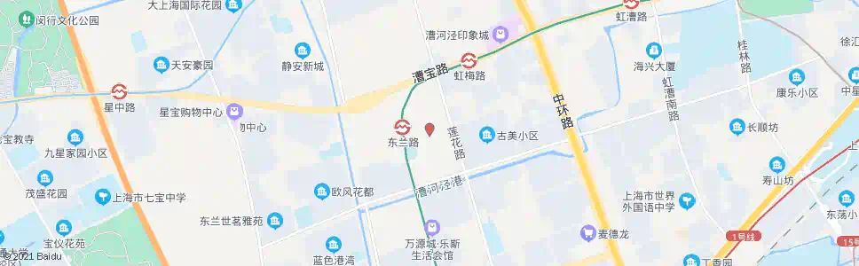 上海东兰路莲花路(和嘉公寓)_公交站地图_上海公交_妙搜公交查询2025