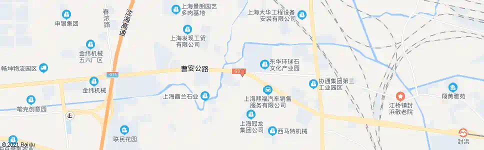 上海曹安路宝园五路_公交站地图_上海公交_妙搜公交查询2025