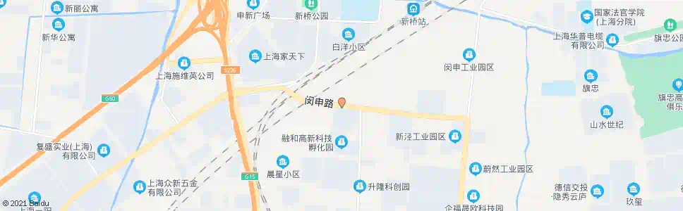 上海闵申路_公交站地图_上海公交_妙搜公交查询2025