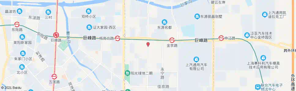 上海金高路乐林路_公交站地图_上海公交_妙搜公交查询2025