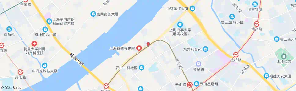 上海浦东大道居家桥路_公交站地图_上海公交_妙搜公交查询2025