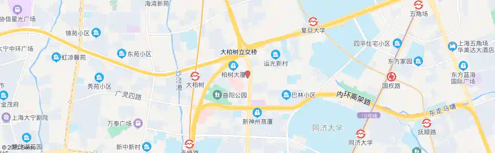上海大柏树(东体育会路)_公交站地图_上海公交_妙搜公交查询2025