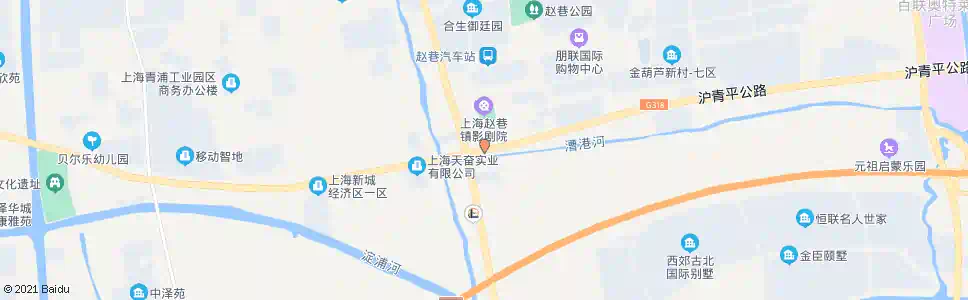 上海沪青平公路赵巷_公交站地图_上海公交_妙搜公交查询2025