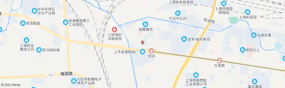 上海翔封路曹安公路_公交站地图_上海公交_妙搜公交查询2025