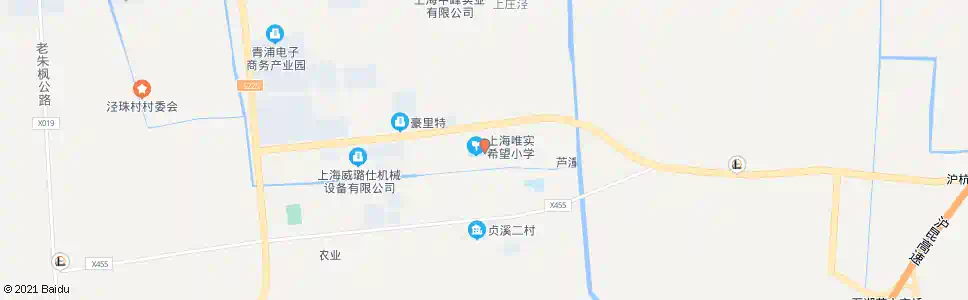 上海松蒸公路贞溪北路_公交站地图_上海公交_妙搜公交查询2025