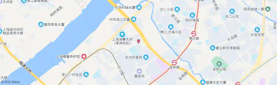 上海栖山路金桥路_公交站地图_上海公交_妙搜公交查询2025
