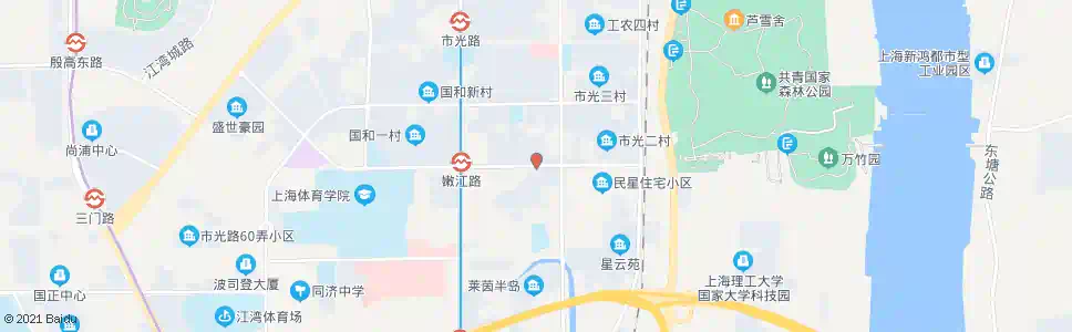 上海嫩江路包头路_公交站地图_上海公交_妙搜公交查询2025