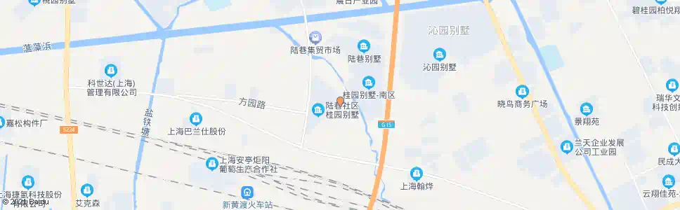 上海陆家巷路桂园别墅_公交站地图_上海公交_妙搜公交查询2025