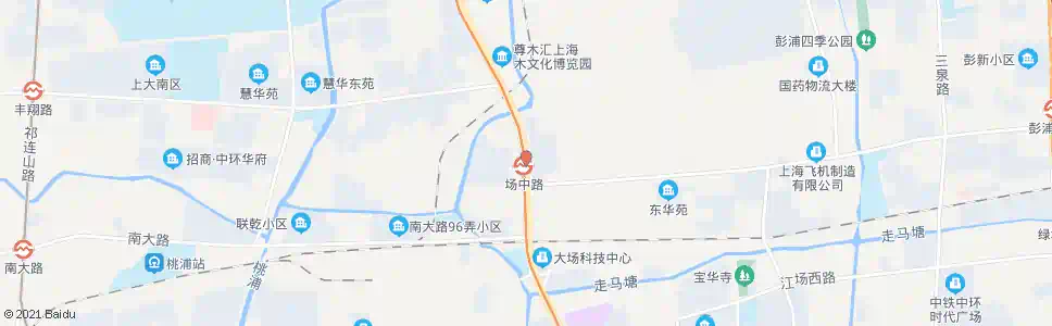 上海大场(沪太路场中路)_公交站地图_上海公交_妙搜公交查询2025