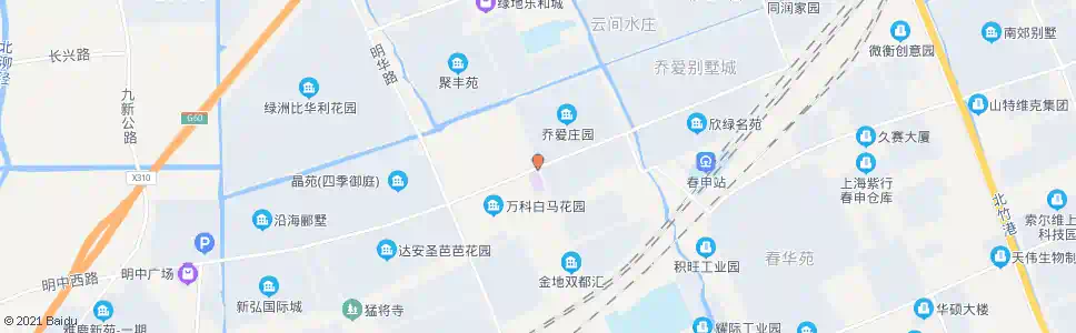 上海明中路明兴路_公交站地图_上海公交_妙搜公交查询2025