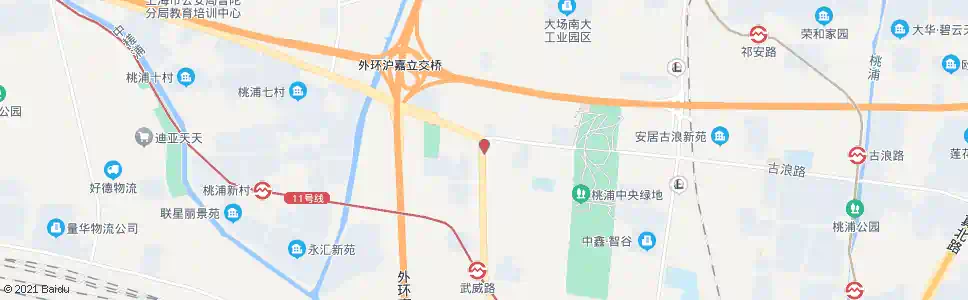 上海绿杨桥_公交站地图_上海公交_妙搜公交查询2025