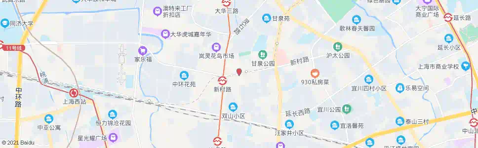 上海新村路双山路_公交站地图_上海公交_妙搜公交查询2025