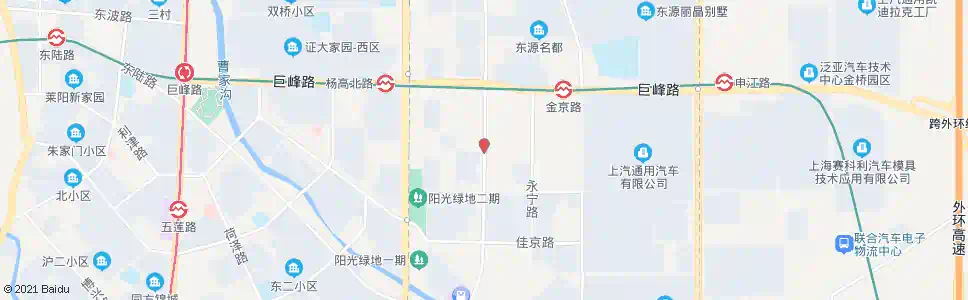 上海金高路乐园路_公交站地图_上海公交_妙搜公交查询2025