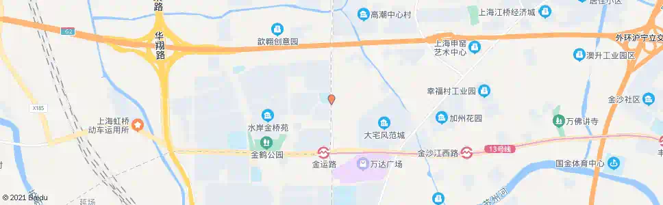 上海金运路鹤霞路_公交站地图_上海公交_妙搜公交查询2025