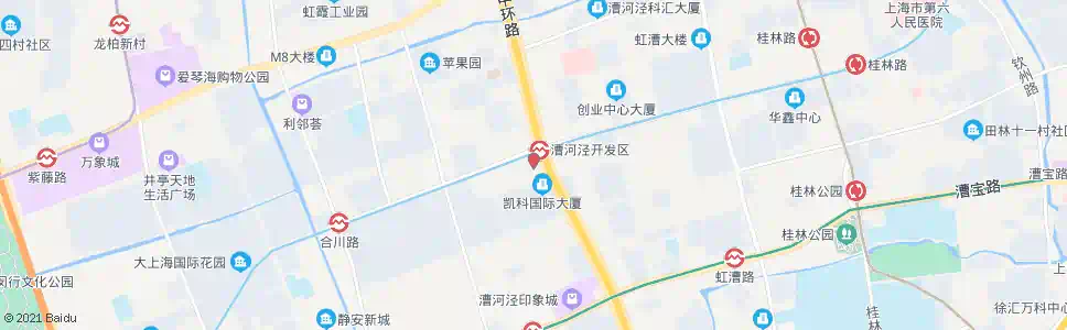 上海宜山路虹梅路_公交站地图_上海公交_妙搜公交查询2025