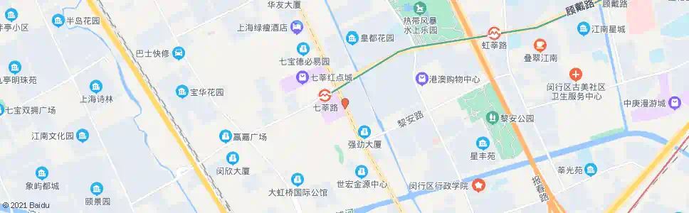 上海七莘路顾戴路_公交站地图_上海公交_妙搜公交查询2025