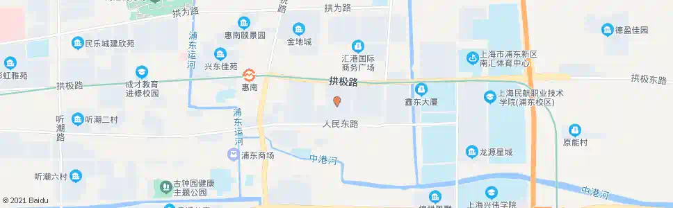 上海东城二村_公交站地图_上海公交_妙搜公交查询2025