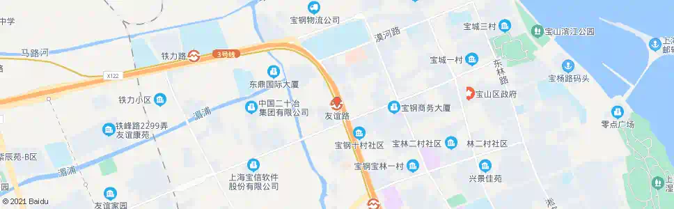 上海友谊路站_公交站地图_上海公交_妙搜公交查询2025