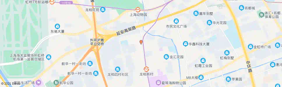 上海龙柏一村_公交站地图_上海公交_妙搜公交查询2025