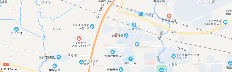 上海沁富佳苑_公交站地图_上海公交_妙搜公交查询2025