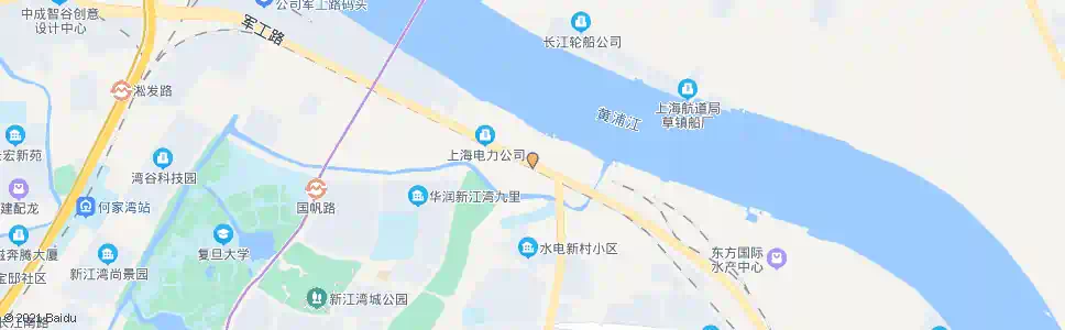 上海闸北电厂_公交站地图_上海公交_妙搜公交查询2025