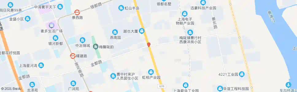 上海虹梅南路金都路_公交站地图_上海公交_妙搜公交查询2025