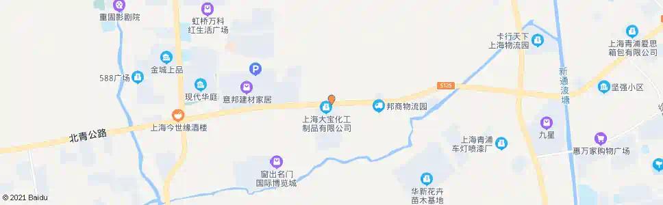 上海北青公路孙家圩(招呼站)_公交站地图_上海公交_妙搜公交查询2025