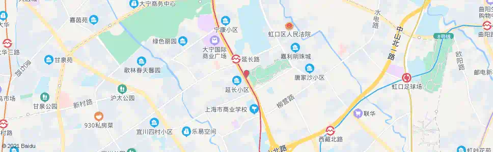 上海共和新路洛川东路_公交站地图_上海公交_妙搜公交查询2025