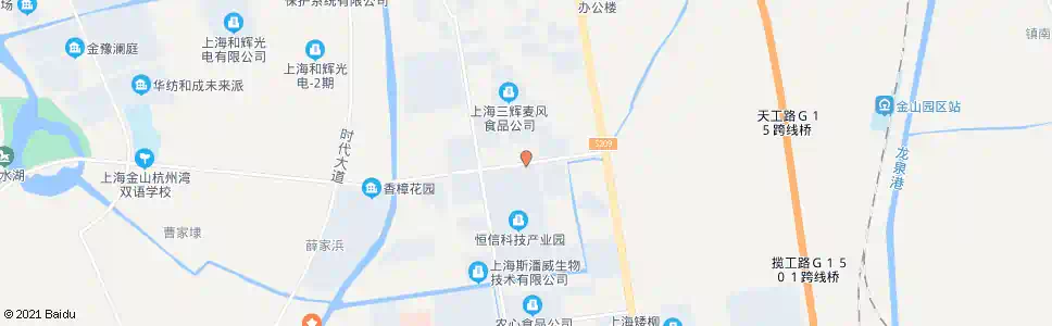 上海恒信科技园_公交站地图_上海公交_妙搜公交查询2025