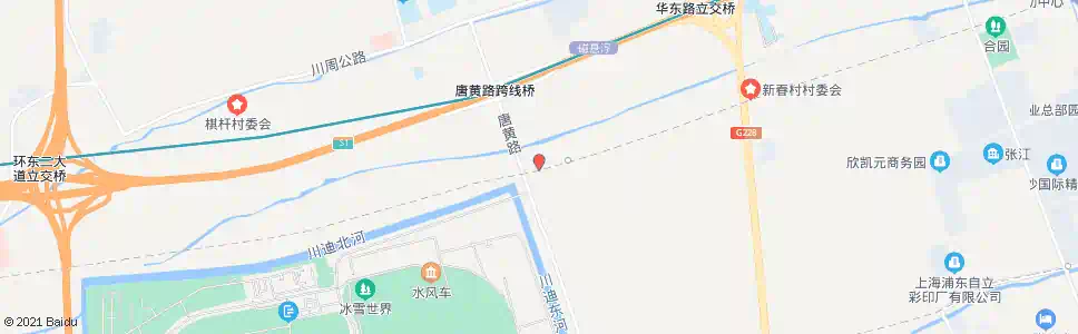 上海川展路金家村_公交站地图_上海公交_妙搜公交查询2025