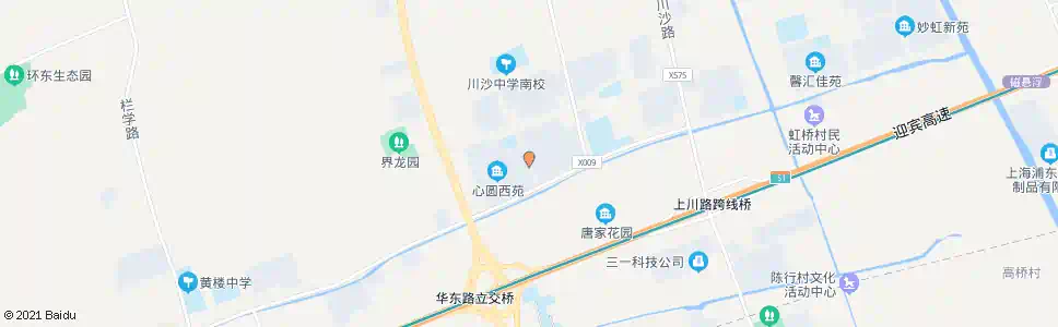 上海川周公路华夏二路_公交站地图_上海公交_妙搜公交查询2025