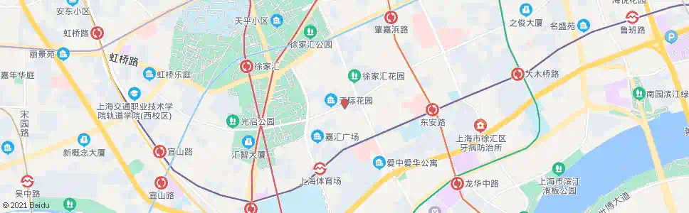 上海南丹东路斜土路_公交站地图_上海公交_妙搜公交查询2025