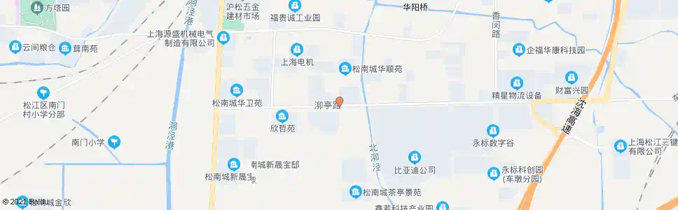 上海泖亭路华长路_公交站地图_上海公交_妙搜公交查询2025