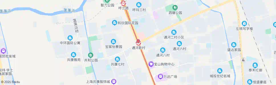 上海长江西路共和新路_公交站地图_上海公交_妙搜公交查询2025