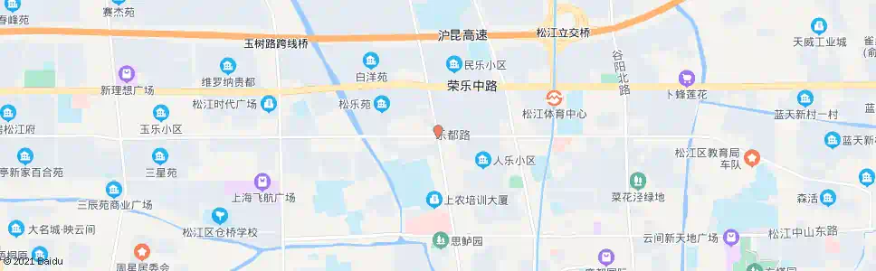 上海西林北路乐都路_公交站地图_上海公交_妙搜公交查询2025