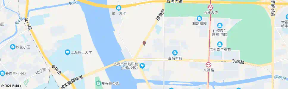 上海东鑫公寓_公交站地图_上海公交_妙搜公交查询2025