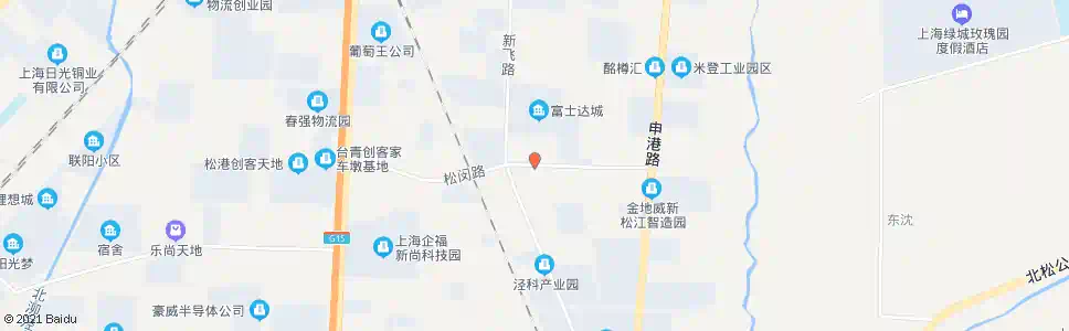 上海松闵路新飞路_公交站地图_上海公交_妙搜公交查询2025