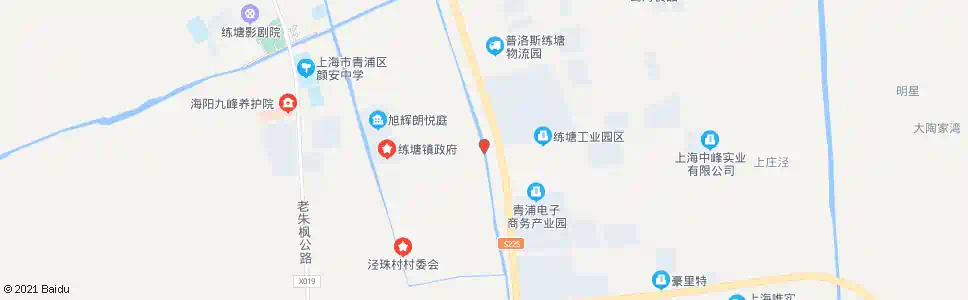 上海章练塘路朱枫公路_公交站地图_上海公交_妙搜公交查询2025