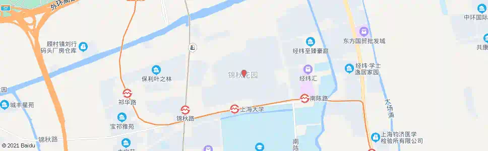 上海双湖花园_公交站地图_上海公交_妙搜公交查询2025