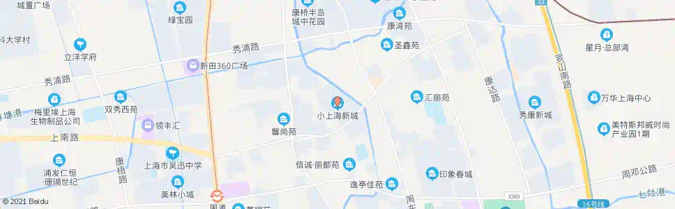 上海爱民新城_公交站地图_上海公交_妙搜公交查询2025