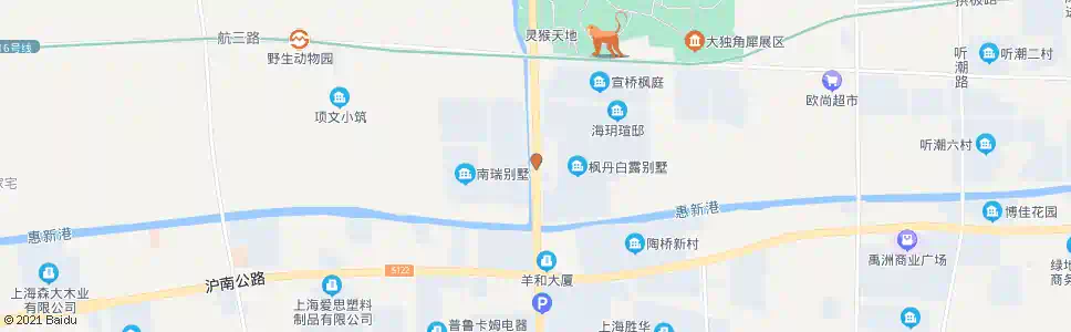 上海南六公路(枫丹白露)_公交站地图_上海公交_妙搜公交查询2025