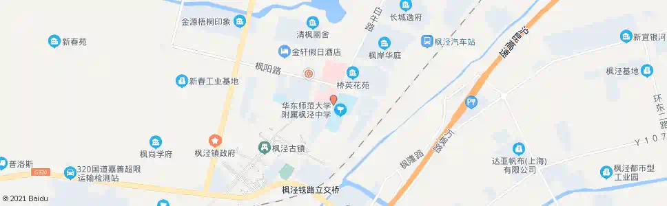 上海白牛路枫叶阳路(老车站)_公交站地图_上海公交_妙搜公交查询2025