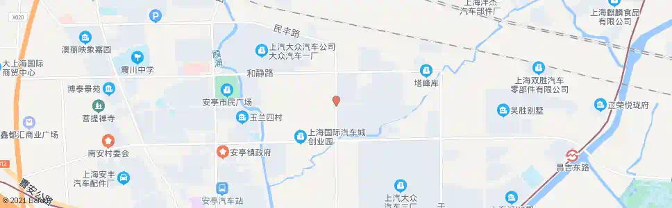 上海和静路米泉路_公交站地图_上海公交_妙搜公交查询2025