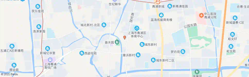 上海青浦中医院_公交站地图_上海公交_妙搜公交查询2025