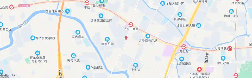 上海祁连山路同普路_公交站地图_上海公交_妙搜公交查询2025