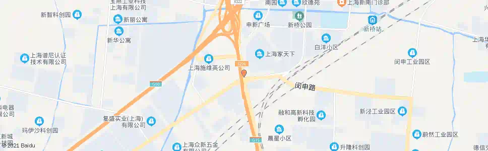 上海车新公路民益路(招呼站)_公交站地图_上海公交_妙搜公交查询2025