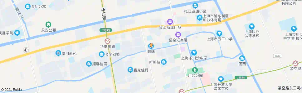 上海明珠小区(招呼站)_公交站地图_上海公交_妙搜公交查询2025