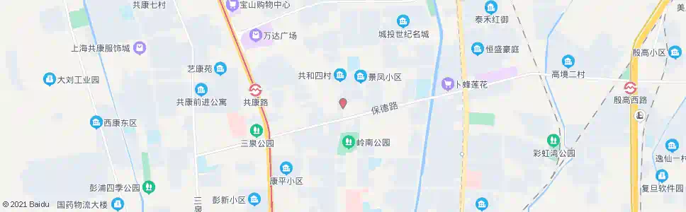 上海岭南路景凤路_公交站地图_上海公交_妙搜公交查询2025