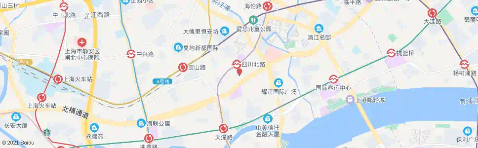 上海四川北路武进路_公交站地图_上海公交_妙搜公交查询2025