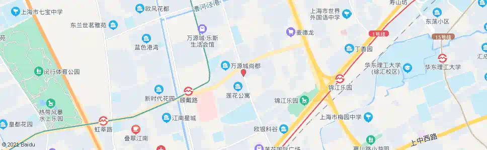 上海莲花路顾戴路_公交站地图_上海公交_妙搜公交查询2025